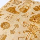 Доска разделочная «Уверенность», массив сосны, 50×30×2 см - фото 47619055