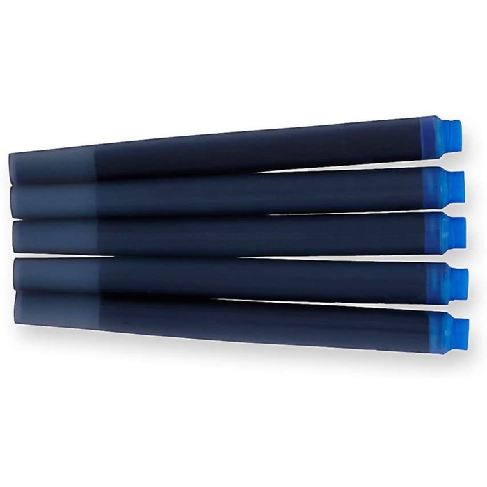 Набор картриджей для перьевой ручки Parker Cartridge Quink Z11, 5 штук, синие чернила, смываемые - Фото 1