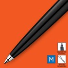 Ручка шариковая Parker Jotter Plastic K60, CT, M, 1.0 мм, корпус пластик/ нержавеющая сталь, чёрный, синие чернила - Фото 5