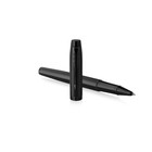 Ручка-роллер Parker IM Achromatic Black BT корпус из нержавеющей стали, чёрный матовый, чёрные чернила - Фото 2