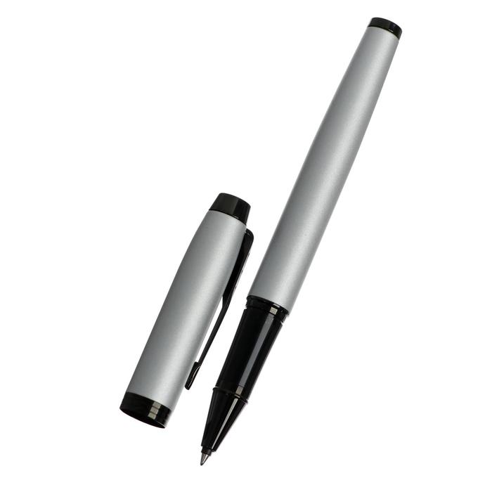 Ручка-роллер Parker IM Achromatic Grey Bt корпус из нержавеющей стали, серый матовый, чёрные чернила - Фото 1