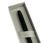 Ручка перьевая Parker IM Achromatic Black BT корпус из нержавеющей стали, чёрный матовый, синяя (2127741) - Фото 6