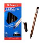 Ручка шариковая Luxor InkGlide 100 Icy, узел 0.7 мм, трехгранная, черная, цвет корпуса микс - Фото 7