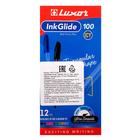 Ручка шариковая Luxor InkGlide 100 Icy, узел 0.7 мм, трехгранная, черная, цвет корпуса микс - Фото 8