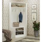 Прихожая угловая «Клик Мебель. Соло», 850×650×1800 мм, цвет белый - Фото 1