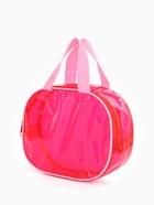 Косметичка-сумка на молнии для бассейна, большая, с ручками, розовая - Фото 3
