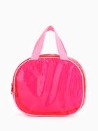 Косметичка-сумка на молнии для бассейна, большая, с ручками, розовая - Фото 4