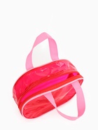 Косметичка-сумка на молнии для бассейна, большая, с ручками, розовая - Фото 2