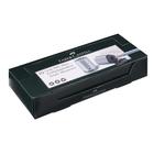 Точилка 1 отверстие с контейнером Faber-Castell Grip 2001, серебряная 6939256 - фото 16366426