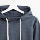 Худи мужское MINAKU: Casual collection MAN цвет графит меланж, р-р 48 - Фото 6