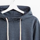 Худи мужское MINAKU: Casual collection MAN цвет графит меланж, р-р 48 - Фото 8