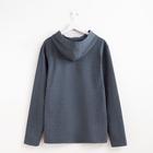 Худи мужское MINAKU: Casual collection MAN цвет графит меланж, р-р 48 - Фото 9