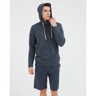 Худи мужское MINAKU: Casual collection MAN цвет графит меланж, р-р 50 6935891 - фото 1642868