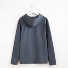 Худи мужское MINAKU: Casual collection MAN цвет графит меланж, р-р 56 - Фото 7