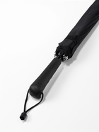 Зонт - трость полуавтоматический «Однотонный», 16 спиц, R=48/55 см, d=96 см, чёрный - Фото 4