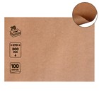 Крафт-бумага для графики, эскизов, печати А4, 100 листов (210×300 мм), 78 г/м², Марка А /Коммунар/ - Фото 2