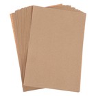 Крафт-бумага для графики и эскизов А3, 50 листов, 200 г/м², коричневая - Фото 4
