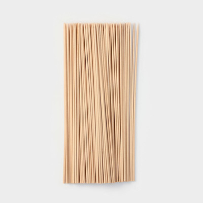 Шампур деревянный Magistro, 25×0,3 см, 100 шт, берёза