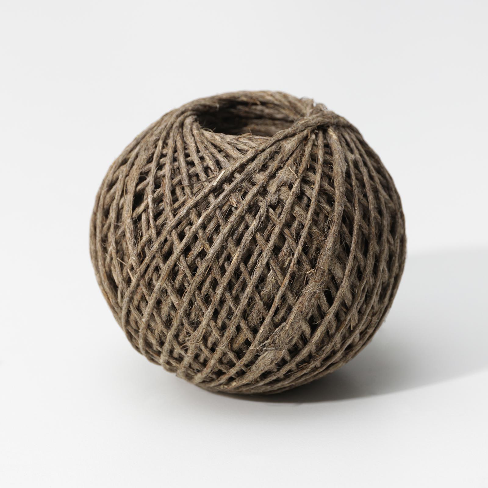 Крученая льняная. Крученая льняная. Шнур плетеный декоративный. Льняная пряжа ручного прядения. Крученая льняная.