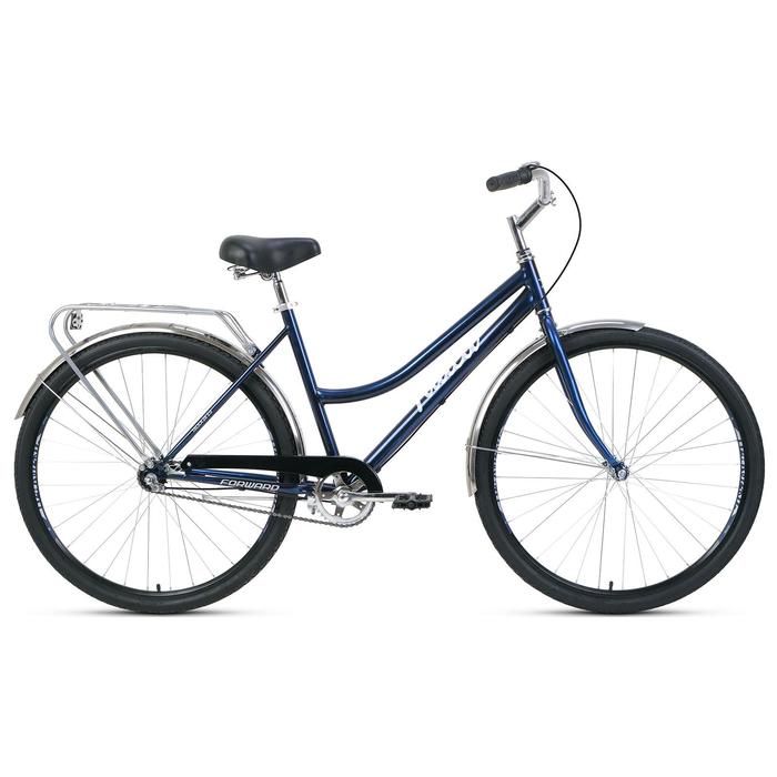 Велосипед 28" Forward Talica 3.0, 2021, цвет темно-синий/серебристый, размер 19" - Фото 1