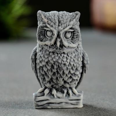 Фигурка «Сова на книге», мраморная крошка, 5 см