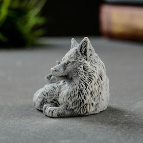 Фигурка «Лисичка с лисенком», 4 см