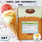 Сухая смесь для мягкого мороженого «Вита-Айс лайт» дыня, 1 кг - Фото 1