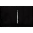 Папка с пластиковым скоросшивателем А4, 500 мкм, корешок 14 мм, Calligrata, до 100 листов, чёрная - Фото 2