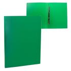 Папка с пластиковым скоросшивателем А4, 500 мкм, корешок 14 мм, Calligrata, до 100 листов, зелёная - фото 296381769