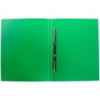 Папка с пластиковым скоросшивателем А4, 500 мкм, корешок 14 мм, Calligrata, до 100 листов, зелёная - фото 9053197