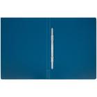 Папка с пластиковым скоросшивателем А4, 500 мкм, корешок 14 мм, Calligrata, до 100 листов, синяя - Фото 2