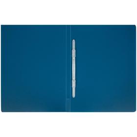 Папка с пластиковым скоросшивателем А4, 500 мкм, корешок 14 мм, Calligrata, до 100 листов, синяя