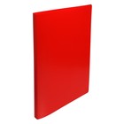 Папка с пластиковым скоросшивателем А4, 500 мкм, корешок 14 мм, Calligrata, до 100 листов, красная - Фото 4