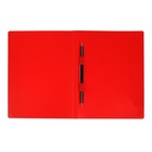 Папка с пластиковым скоросшивателем А4, 500 мкм, корешок 14 мм, Calligrata, до 100 листов, красная - Фото 3