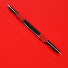 Папка с пластиковым скоросшивателем А4, 500 мкм, корешок 14 мм, Calligrata, до 100 листов, красная - Фото 5