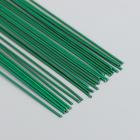 Проволока для творчества "Blumentag" 0.7 мм, 30 шт, 40 см,в пластиковой оплётке зеленый - Фото 2