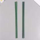 Проволока для творчества "Blumentag" 1.2 мм, 12 шт, 40 см, в пластиковой оплётке зеленый - фото 9467305