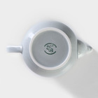 Чайник фарфоровый «Акварель», 400 мл, цвет светло-серый - фото 4325129