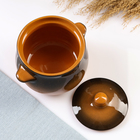 Горшочек для запекания Борисовская керамика «Классика», 650 мл, 12.5×11.5 см, оранжевый - Фото 5