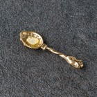 Сувенир кошельковый  "Ложка загребушка. Рука", с натуральным янтарем - фото 24196134