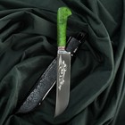 Нож Пчак Шархон - рукоять дерево, металл, зеленый - Фото 1