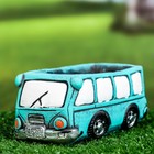 Горшок "Автобус Бон" зеленый, 14х8х7см - Фото 2