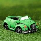 Горшок "Машинка" зеленый, 14х8х7см - фото 7769033