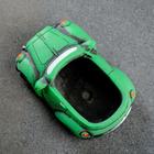 Горшок "Машинка" зеленый, 14х8х7см - фото 7769036