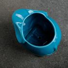 Горшок "Слоник" голубой, 12х8,5х10см - Фото 5