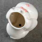 Горшок "Собачка с бантиком" 7,5х9,5х10см - фото 24334429