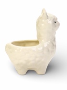 Декоративный горшок для цветов «Лама Лёля», керамический, 200 мл, 15×8×12 см, с поддоном, белый, Greengo  (артикул 6116732)  большой выбор товаров оптом и в розницу по низким ценам с доставкой