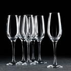 Бокалы для шампанского Paşabahçe Amber, 200 мл, набор 6 шт., стекло, прозрачные - Фото 1