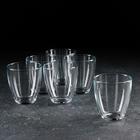 Набор стеклянных стаканов «Аква», 285 мл, 6 шт - фото 318527451