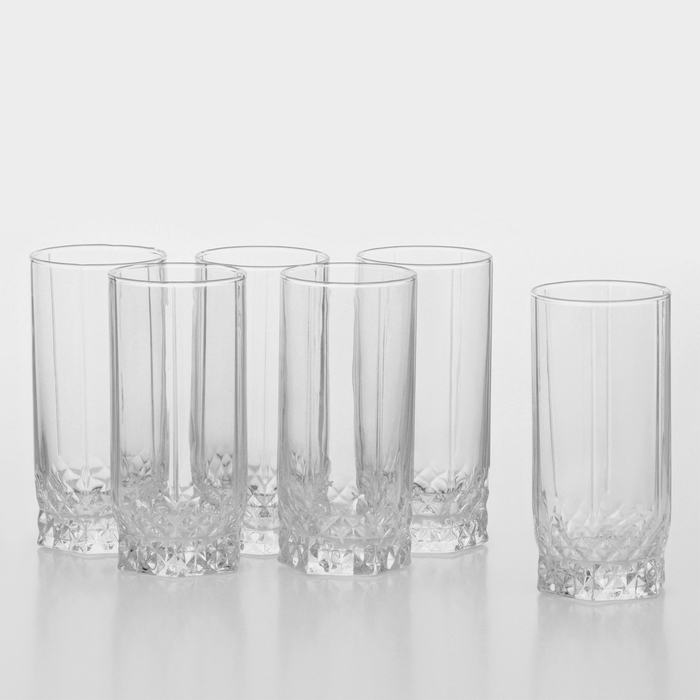 Набор стеклянных стаканов Valse, 290 мл, 6 шт - Фото 1